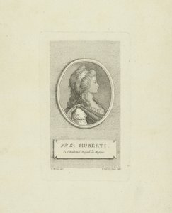 Porträt der Opernsängerin Antoinette Saint-Huberty 1756-1812, ca. 1790