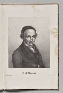 Deutschlands berühmte Autoren: Porträt von Christoph Martin Wieland von Gustav Karl Friedrich Luderitz