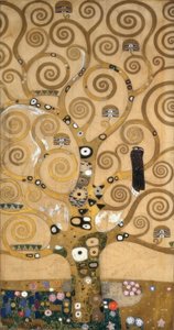 Der Lebensbaum (Mittelteil) von Gustav Klimt