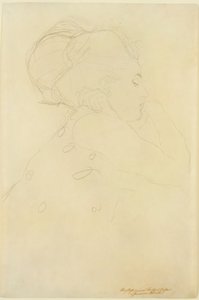 Studie für "Die Braut", ca. 1917-18 von Gustav Klimt