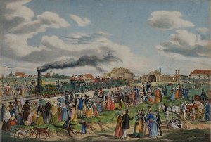 Eröffnung der München-Augsburg Eisenbahn am 1. September 1839, 1839
