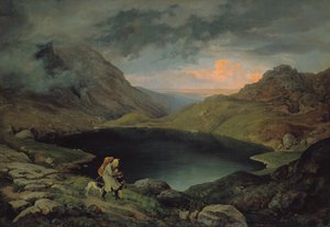 See im Riesengebirge, 1839 von Gustav Karl Ludwig Richter