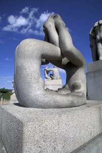 Skulptur, Frognerpark, Oslo, Norwegen, Europa