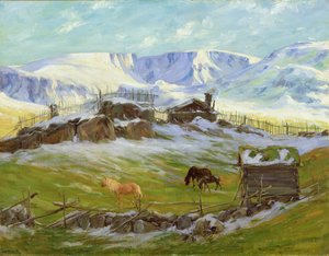 Morgensonne über dem Berg, Vaga