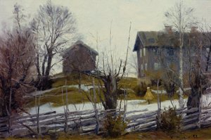 Frühlingstauwetter von Gustav Wentzel