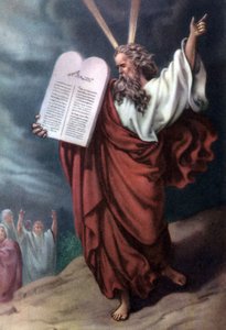 Moses und die Gesetzestafeln, ca. 1950er