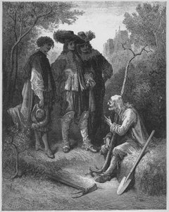 Le vieillard et les trois jeunes hommes - Der alte Mann und die drei jungen Männer - aus 