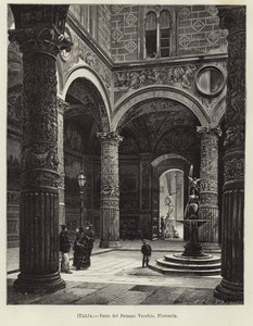 Italien - Innenhof des Palazzo Vecchio, Florenz