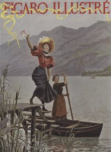 Am Lac du Bourget. Titelbild von Le Figaro Illustre, September 1895