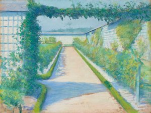 Gemüsegarten, Yerres von Gustave Caillebotte