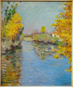Der kleine Arm der Seine, Herbststimmung von Gustave Caillebotte