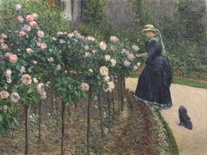 Rosen, Garten in Petit Gennevilliers von Gustave Caillebotte