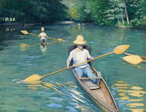 Boote, 1877 von Gustave Caillebotte