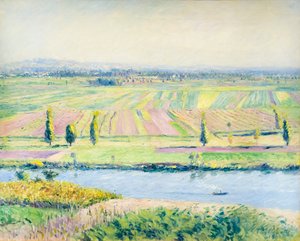 Die Ebene von Gennevilliers von den Hügeln von Argenteuil von Gustave Caillebotte
