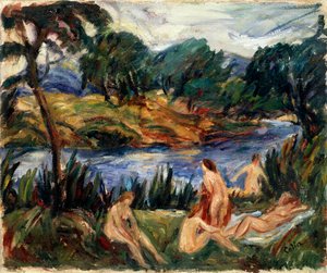 Frauen am Fluss, 19. oder frühes 20. Jahrhundert