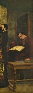 Baudelaire liest ein Buch, Detail aus 
