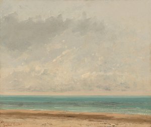 Ruhige See, 1866 von Gustave Courbet