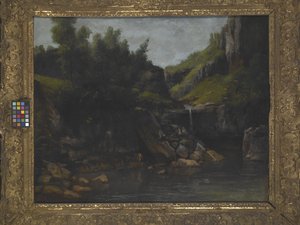 Wasserfall in einer felsigen Landschaft