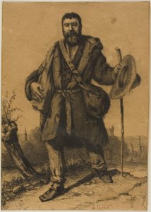 Courbet - Der Apostel Jean Journet, 1930.937 von Gustave Courbet