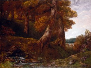 In den Wald eintreten, ca. 1855