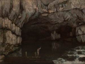 Die Grotte der Loue von Gustave Courbet