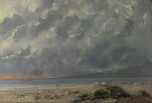 Strandszene. 1874