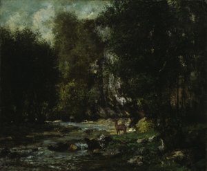 Der Bach von Les Puits-Noir