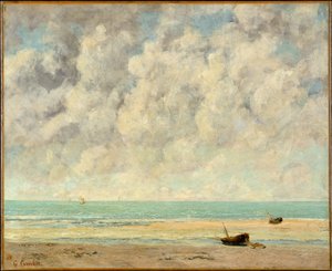 Das ruhige Meer von Gustave Courbet