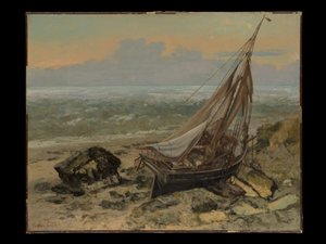 Das Fischerboot von Gustave Courbet