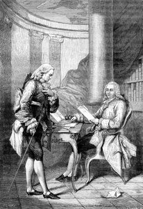Anne Robert Jacques Turgot erhält ein Empfehlungsschreiben, 1898