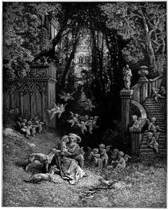 Alcina und Ruggiero als glückliche Liebende