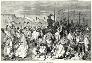 Ankunft der Picadors von Gustave Dore