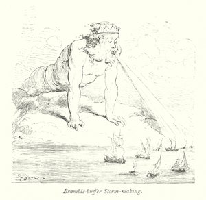 Bramble Buffer Sturmherstellung (Gravur) von Gustave Dore