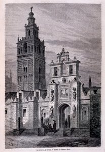 Kirche der Giralda in Sevilla, „Tour du Monde“ 2. Halbjahr 1866