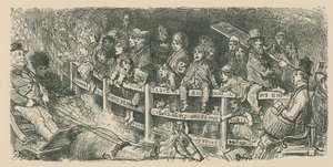 Menschenmengen beobachten Wagenrennen von Gustave Dore