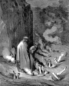 Dante und Virgil in der Hölle, 1863