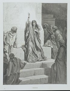 Deborah, graviert von Ettlin, ca. 1868 von Gustave Dore