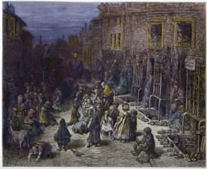 Dudley Street, Seven Dials in Covent Garden aus 
