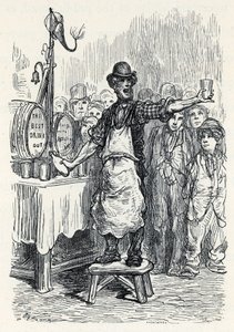 Ingwerbier-Verkäufer in den 1870er Jahren