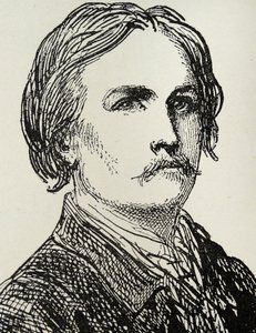 Gustave Doré - 1832-73 französischer Künstler und Buchillustrator, Gravur nach einer Selbstporträtskizze von Gustave Dore