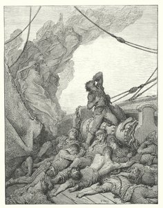 Gustave Doré Illustration für Coleridges Rime of the Ancient Mariner von Gustave Dore