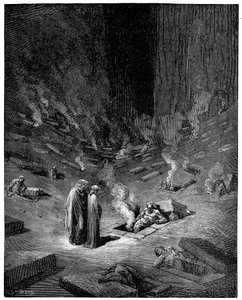 Hölle: die Stadt Dis, römischer Gott der Unterwelt, 1863