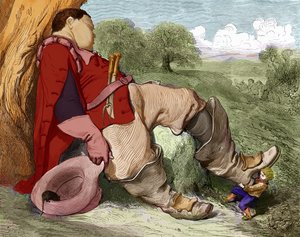 Der kleine Däumling (Stich) von Gustave Dore