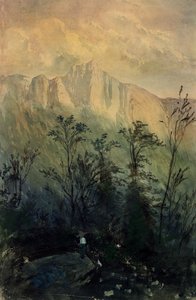 Landschaft in den Vogesen, um 1883