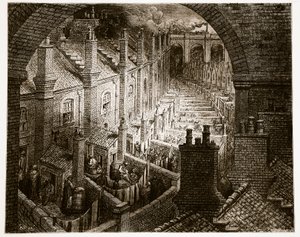 Über London - Mit der Eisenbahn, aus 