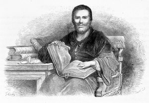 Porträt von Rabelais - von Gustave Doré