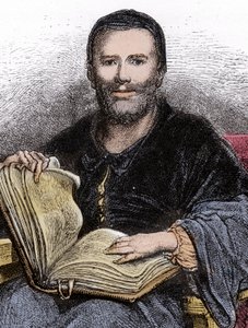 Porträt von Rabelais - Illustration aus 