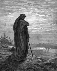 Prophet Amos, Gravur von Gustave Doré - Bibel