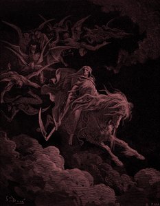 Offenbarung: Vision des Todes, von Gustave Doré