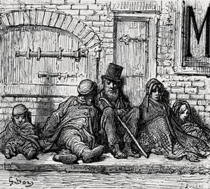 Dachlos!, 1872 von Gustave Dore